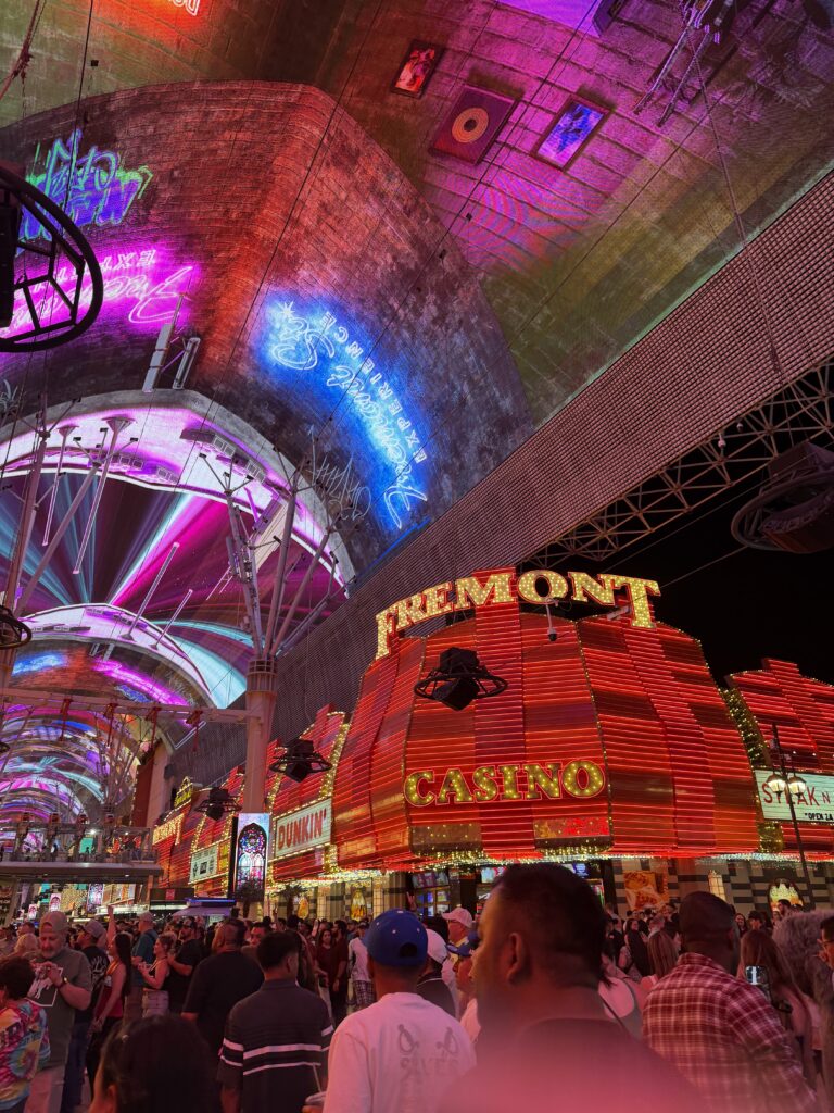 details of fremont street las vegas
