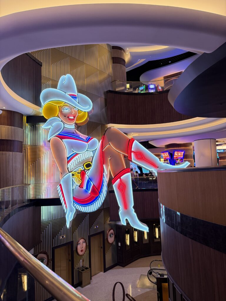 lucy neon sign in circa casino