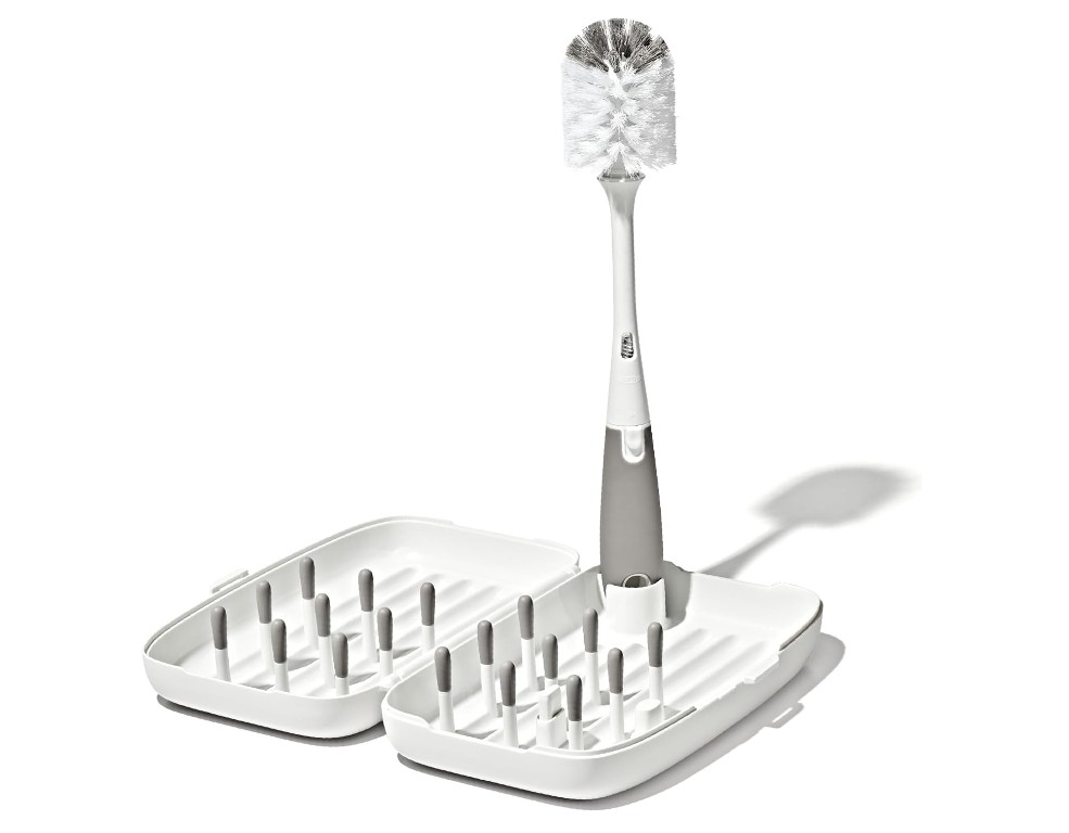 oxo portable wash and dry bottle station